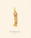 Lola Rainbow Cz Fish Charm