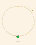 Amor Verde Heart Necklace